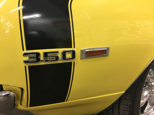 1969 Yellow Chevrolet Camaro Coupe