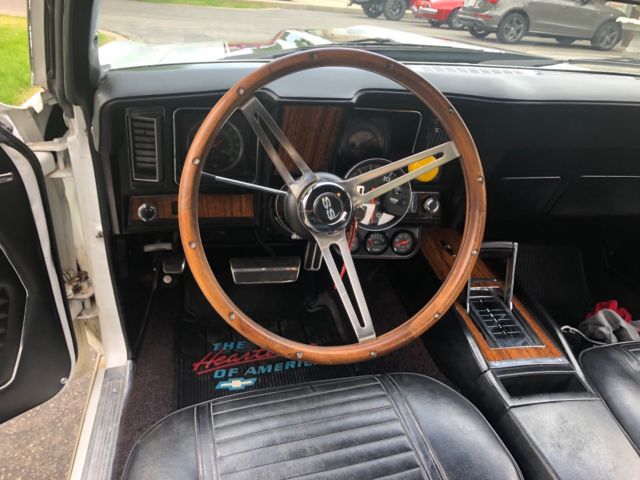 1969 White Chevrolet Camaro