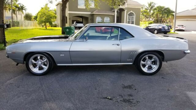 1969 Silver Chevrolet Camaro Coupe