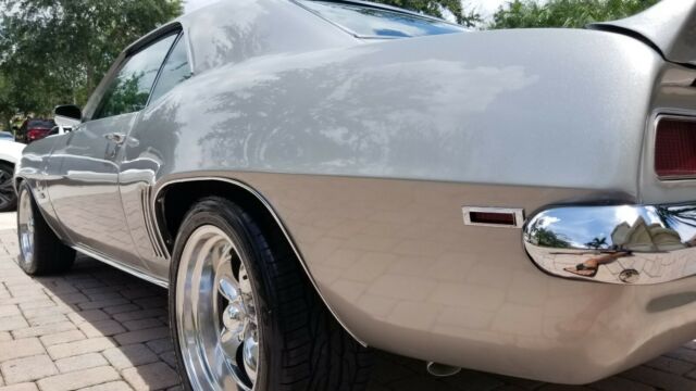 1969 Silver Chevrolet Camaro Coupe