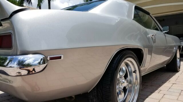 1969 Silver Chevrolet Camaro Coupe