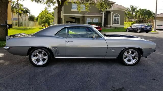 1969 Silver Chevrolet Camaro Coupe