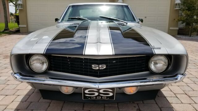 1969 Silver Chevrolet Camaro Coupe