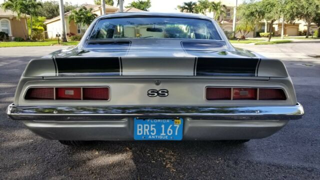 1969 Silver Chevrolet Camaro Coupe