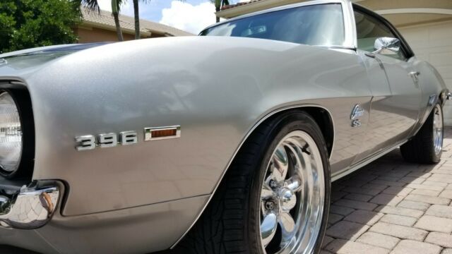 1969 Silver Chevrolet Camaro Coupe