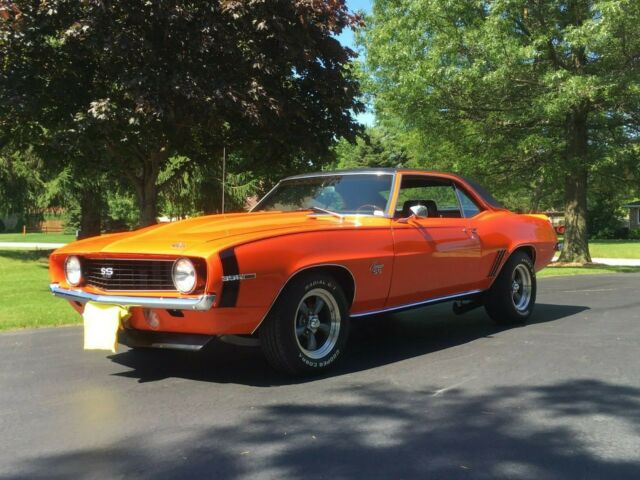 1969 Orange Chevrolet Camaro Coupe