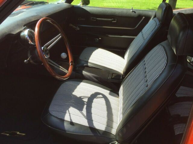 1969 Orange Chevrolet Camaro Coupe