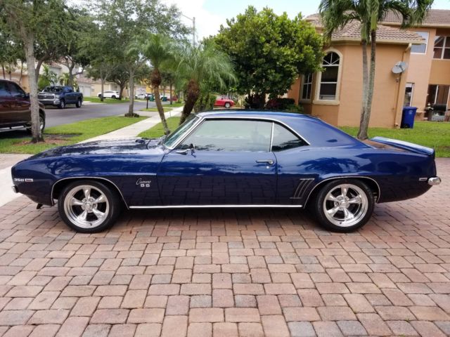 1969 Blue Chevrolet Camaro Coupe