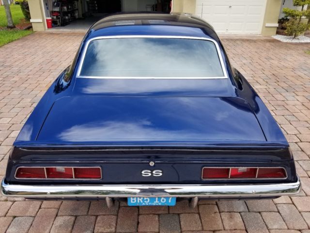 1969 Blue Chevrolet Camaro Coupe