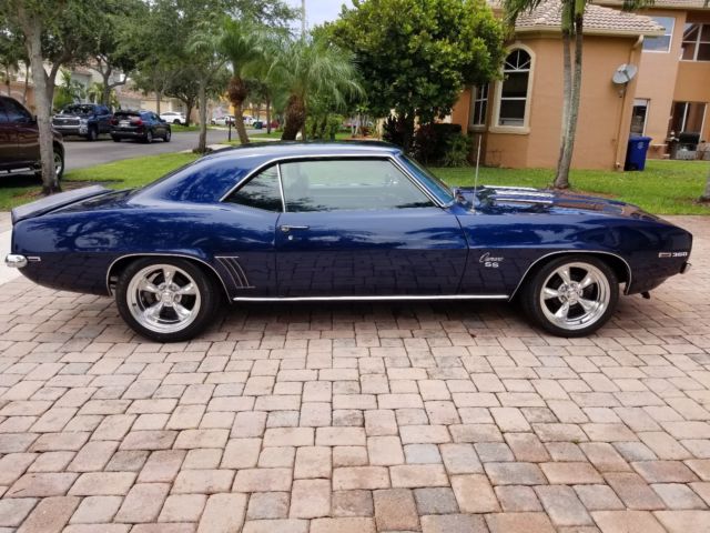 1969 Blue Chevrolet Camaro Coupe