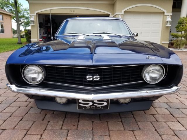 1969 Blue Chevrolet Camaro Coupe