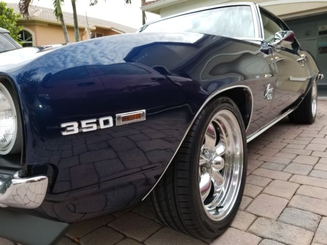 1969 Blue Chevrolet Camaro Coupe