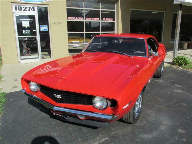 1969 Red Chevrolet Camaro 2 door coupe