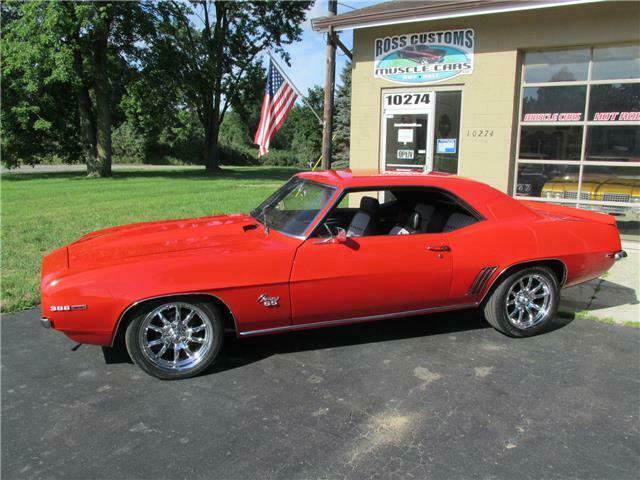 1969 Red Chevrolet Camaro 2 door coupe