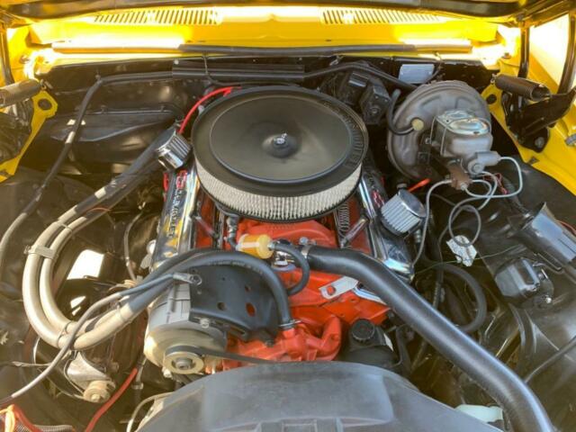 1969 Yellow Chevrolet Camaro Convertible