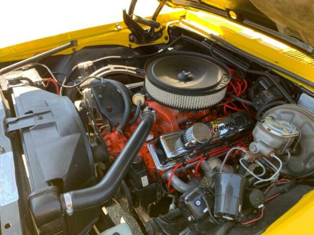 1969 Yellow Chevrolet Camaro Convertible