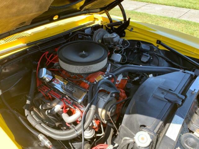 1969 Yellow Chevrolet Camaro Convertible