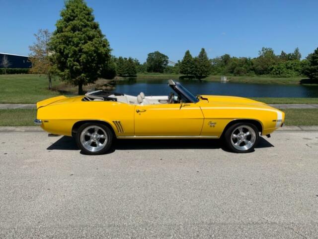 1969 Yellow Chevrolet Camaro Convertible