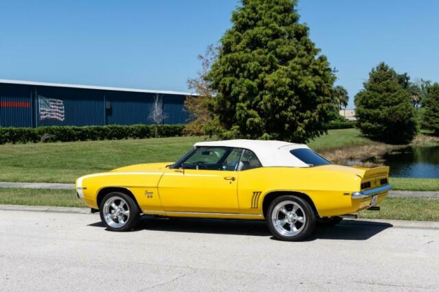 1969 Yellow Chevrolet Camaro Convertible