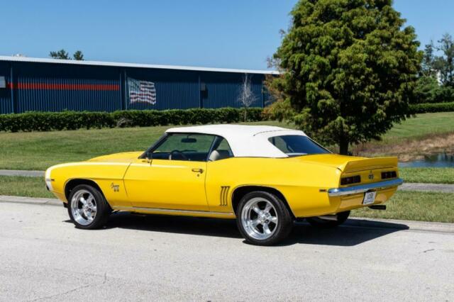 1969 Yellow Chevrolet Camaro Convertible