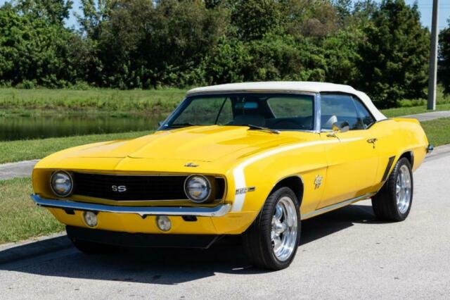 1969 Yellow Chevrolet Camaro Convertible
