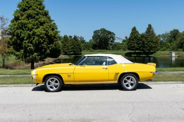 1969 Yellow Chevrolet Camaro Convertible