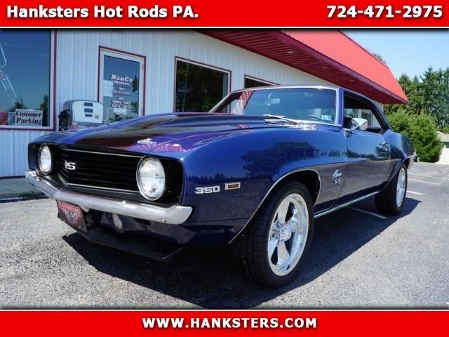 1969 Blue Chevrolet Camaro --