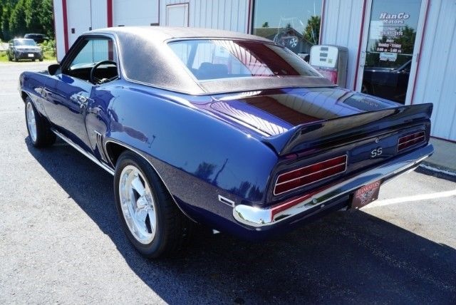 1969 Blue Chevrolet Camaro --