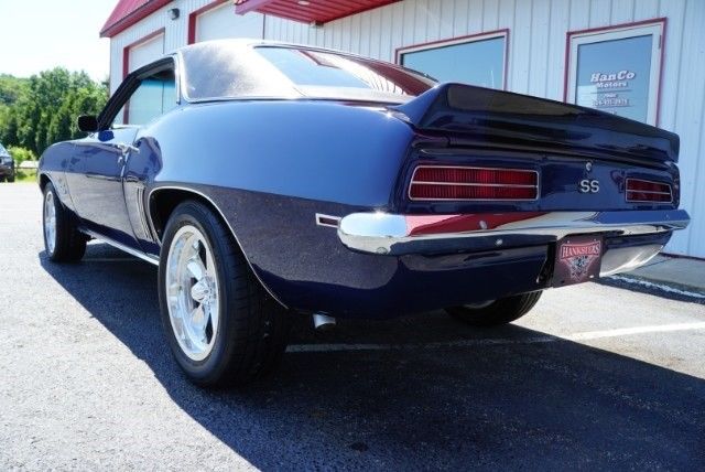 1969 Blue Chevrolet Camaro --