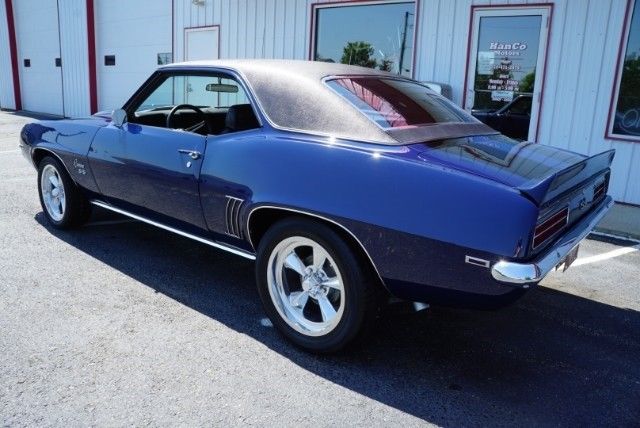 1969 Blue Chevrolet Camaro --