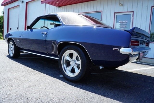 1969 Blue Chevrolet Camaro --