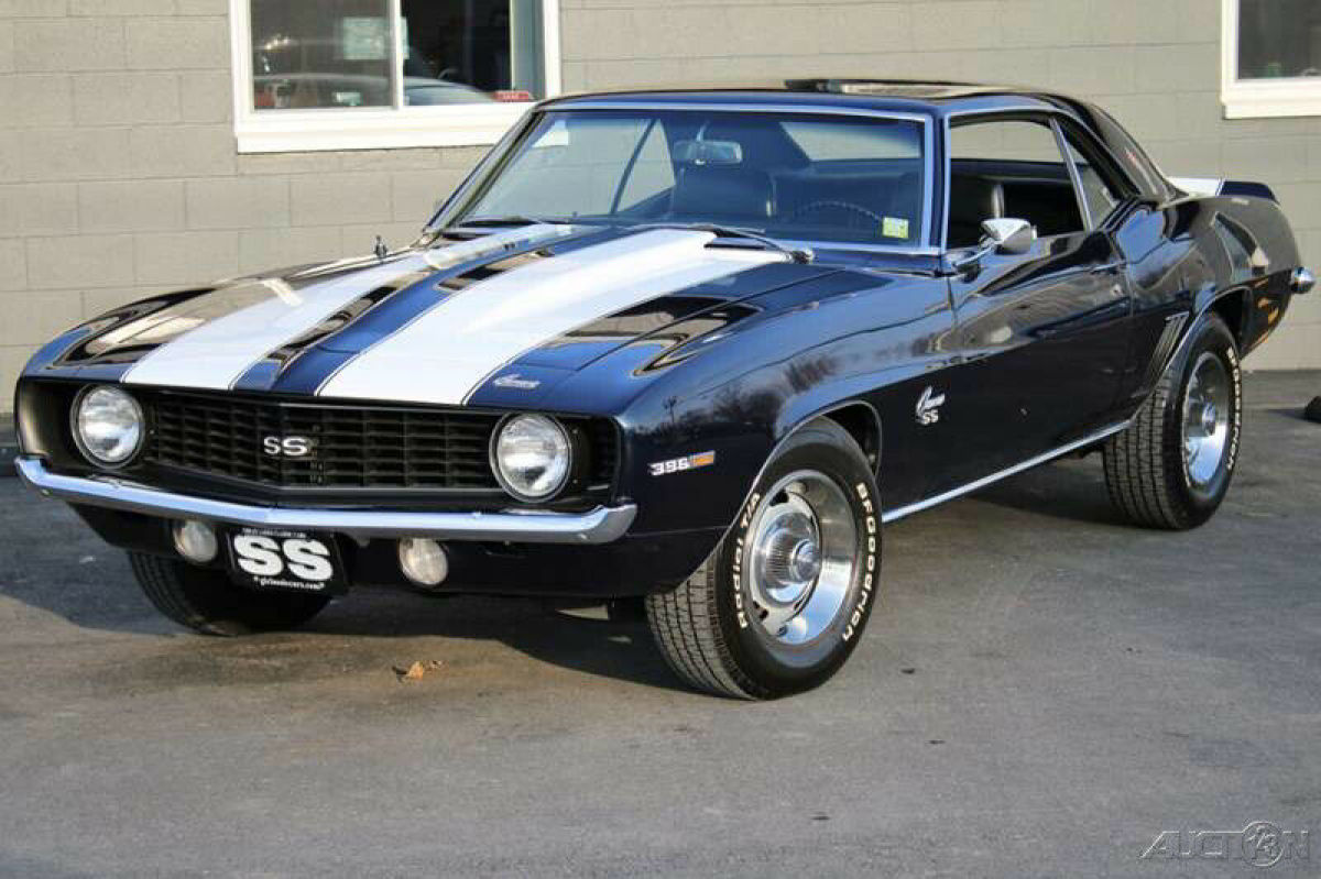 1969 Blue Chevrolet Camaro Coupe