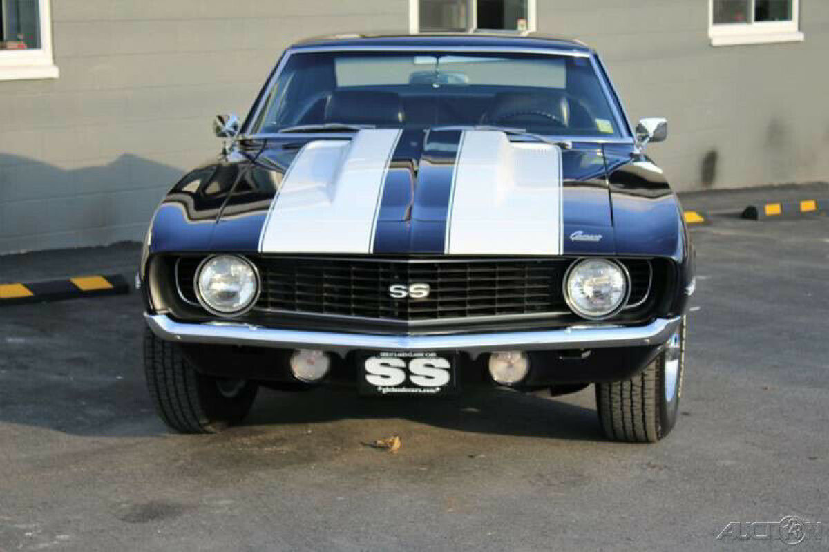 1969 Blue Chevrolet Camaro Coupe