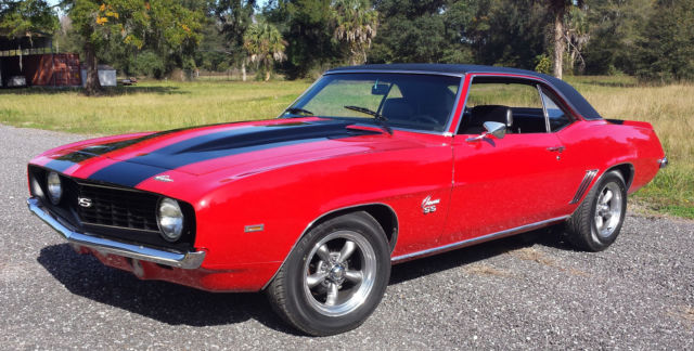 1969 Red Chevrolet Camaro