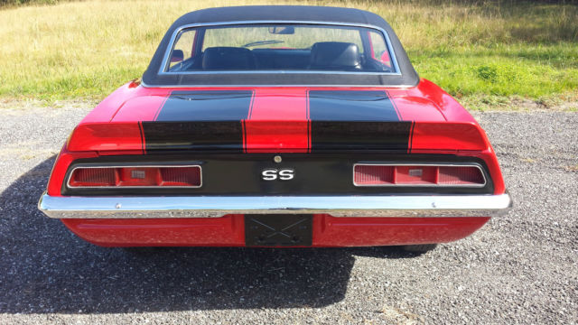 1969 Red Chevrolet Camaro