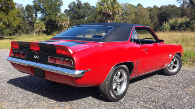 1969 Red Chevrolet Camaro