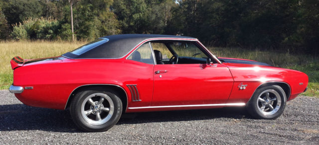 1969 Red Chevrolet Camaro