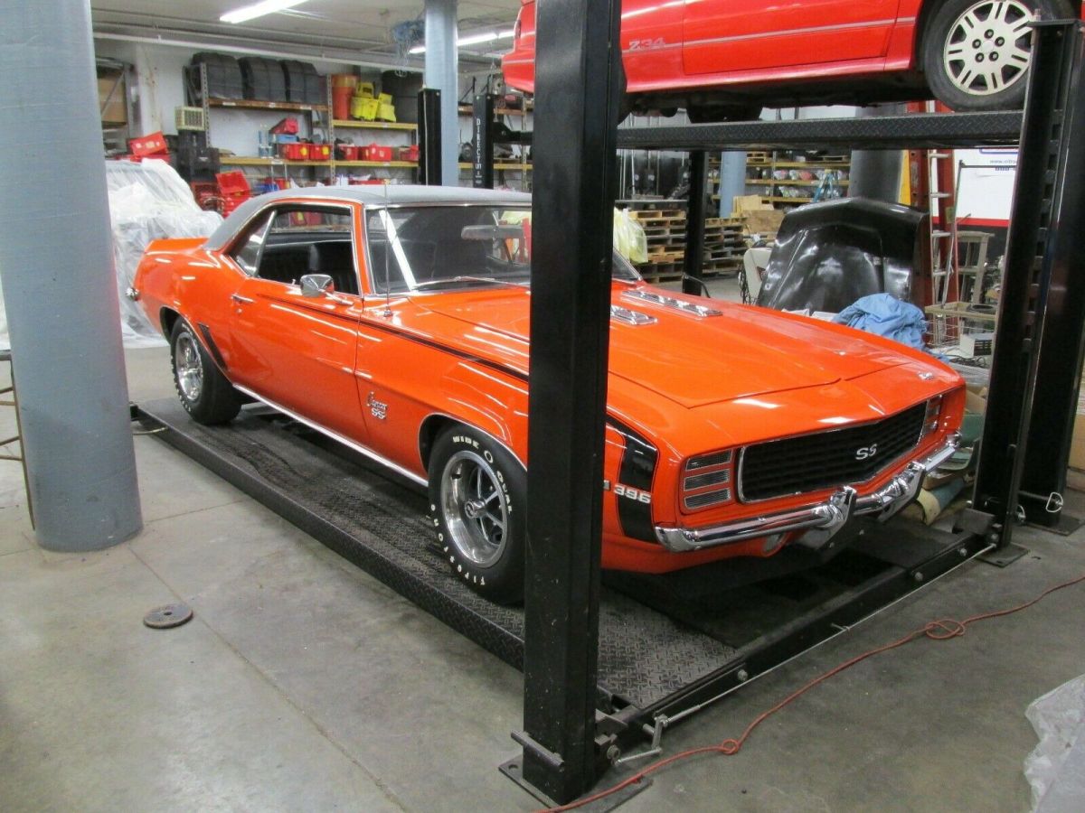 1969 Orange Chevrolet Camaro Coupe