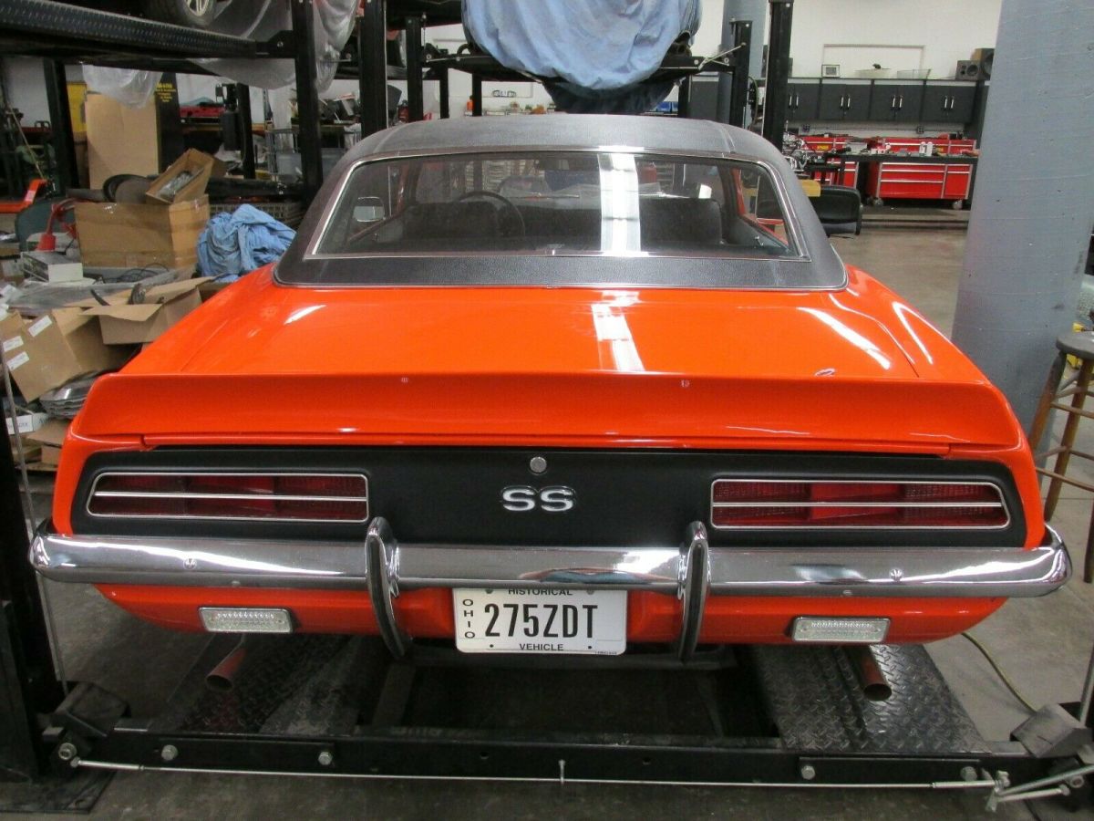 1969 Orange Chevrolet Camaro Coupe