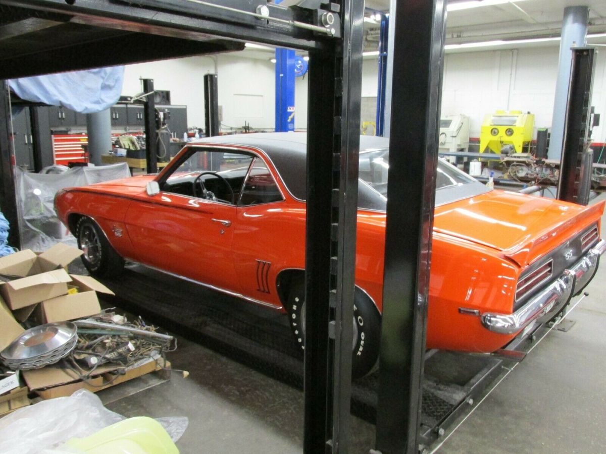 1969 Orange Chevrolet Camaro Coupe