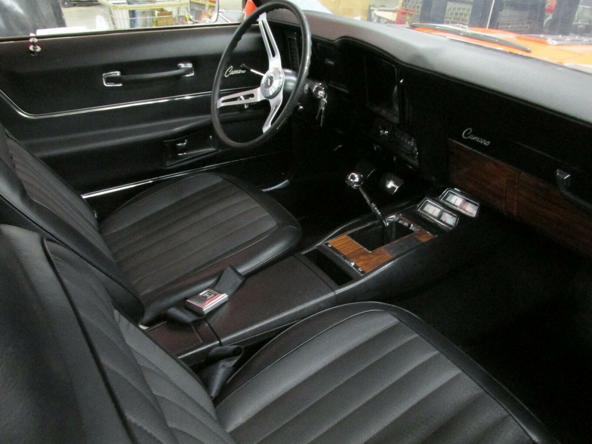 1969 Orange Chevrolet Camaro Coupe