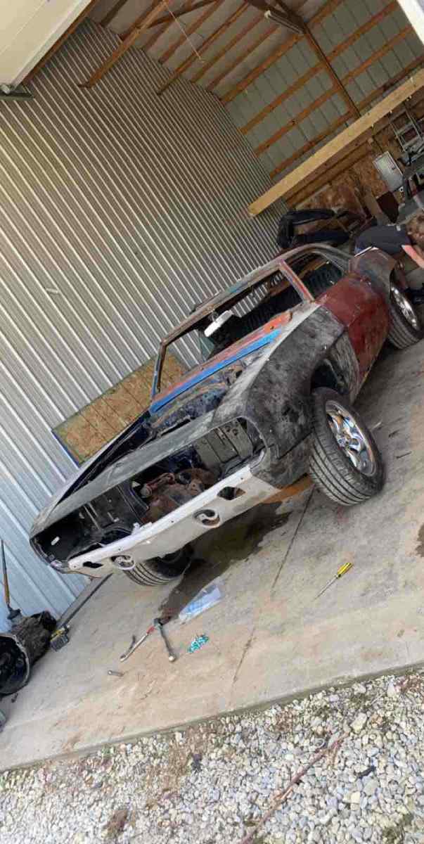 1969 Blue Chevrolet Camaro SS Sedan