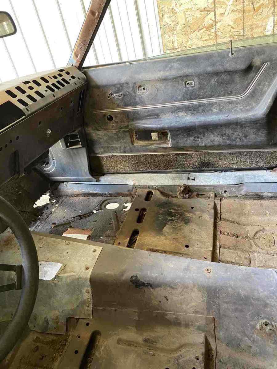 1969 Blue Chevrolet Camaro SS Sedan