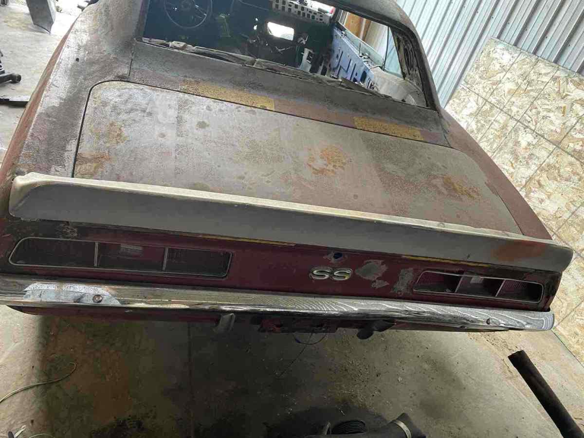 1969 Blue Chevrolet Camaro SS Sedan