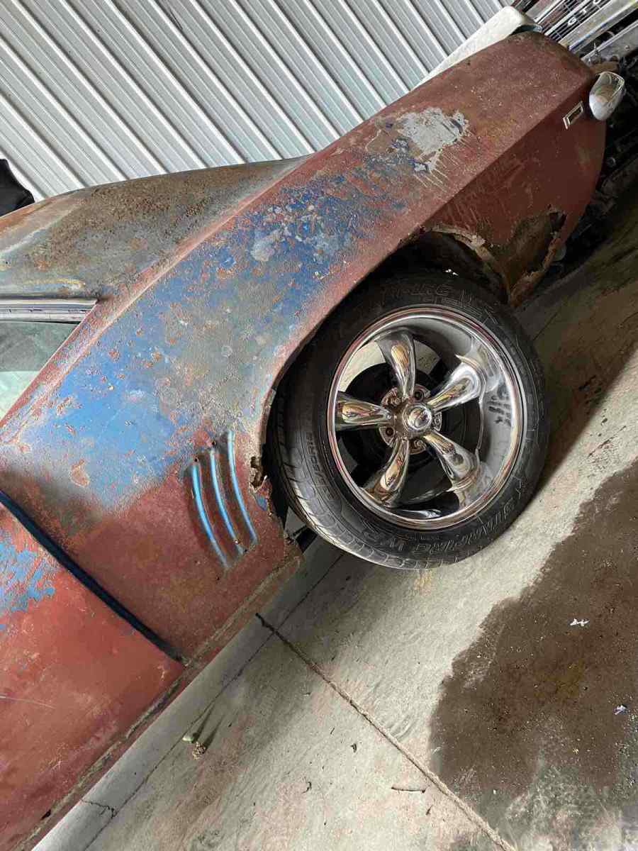 1969 Blue Chevrolet Camaro SS Sedan