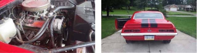 1969 Blue Chevrolet Camaro Convertible