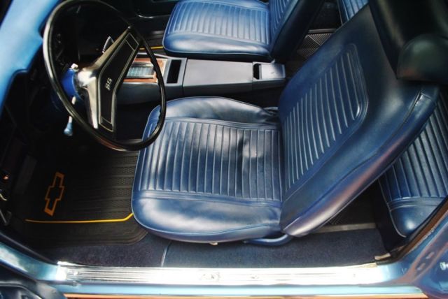 1969 Blue Chevrolet Camaro --