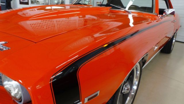 1969 Orange Chevrolet Camaro Coupe