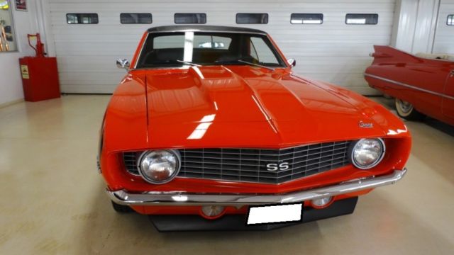 1969 Orange Chevrolet Camaro Coupe