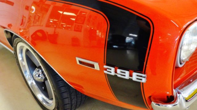 1969 Orange Chevrolet Camaro Coupe